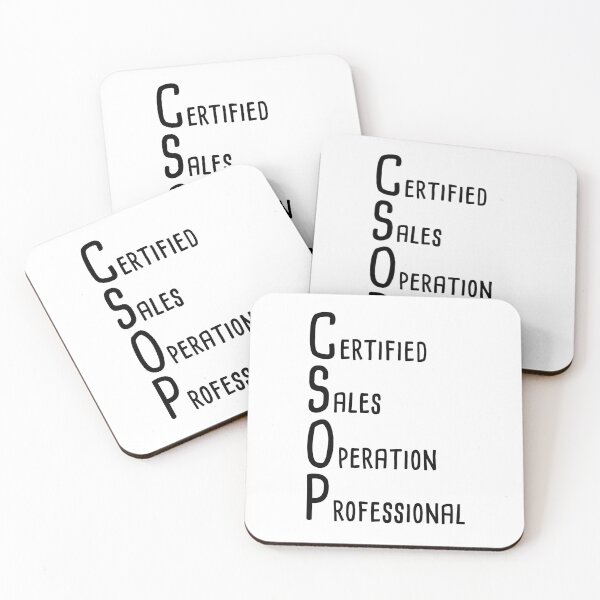 Item preview, Certified Sales Operation Professional designed and sold by InspiredQuotes.