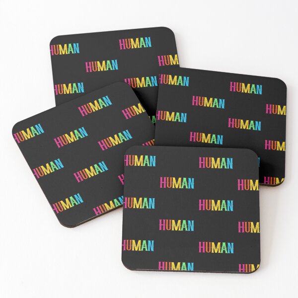 Item preview, LGBTQ Human, Rainbow Lettering, Pride designed and sold by DiscGolfTees.