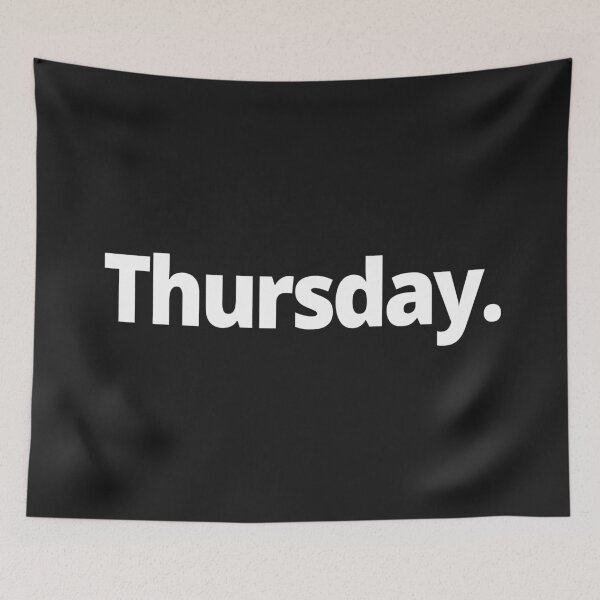 Item preview, Thursday. designed and sold by WittyChest.