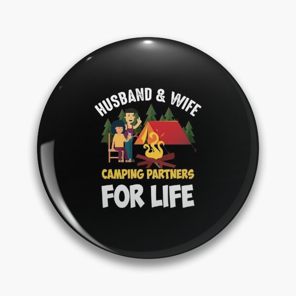 Item preview, Camping T Shirt Cool Husband And Wife Camping Partners Funny Couples Camper Campfire Gifts Tee designed and sold by telegaevel.