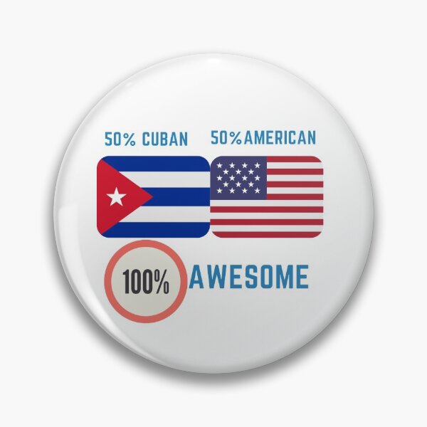 Item preview, 50% Cuban 50% American 100% awesome designed and sold by 2Cheesy4U.