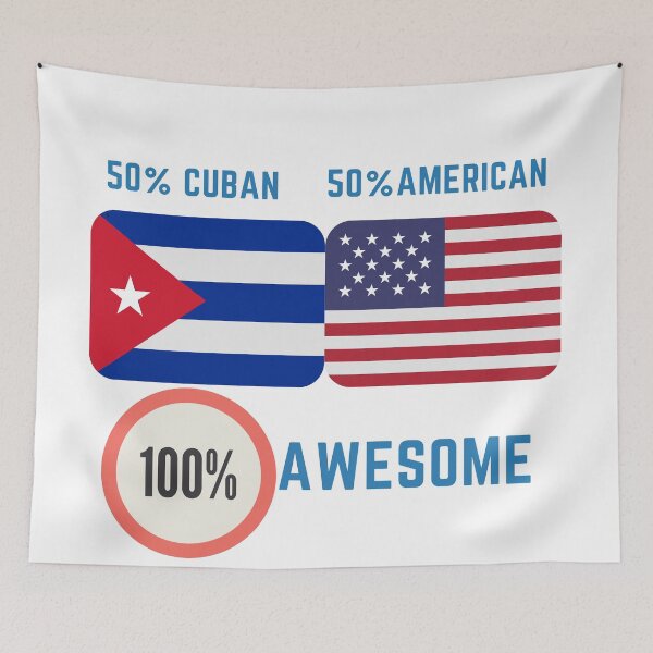 Item preview, 50% Cuban 50% American 100% awesome designed and sold by 2Cheesy4U.