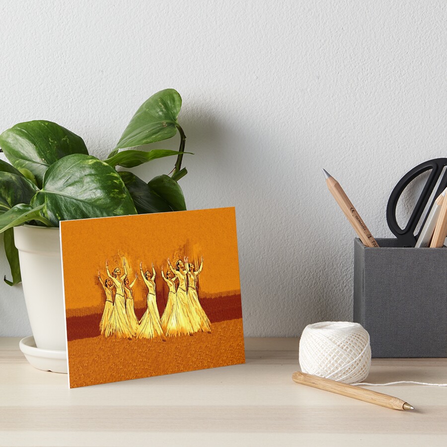 Armenian Dancers Art Board Print