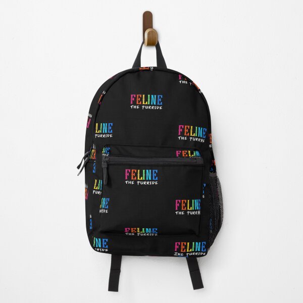 Item preview, Feline the Purride, LGBTQ, Rainbow Lettering, Pride designed and sold by DiscGolfTees.