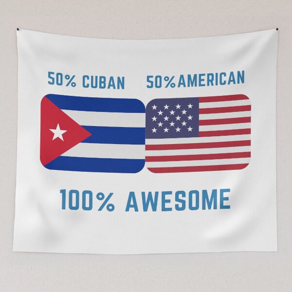 Item preview, 50% Cuban 50% American 100% awesome designed and sold by 2Cheesy4U.