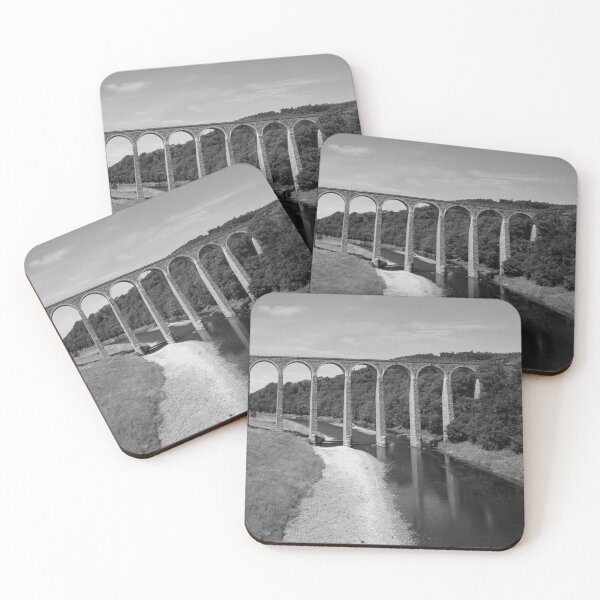 Item preview,  Leaderfoot Viaduct, Scottish Borders in Black and White designed and sold by beavo.