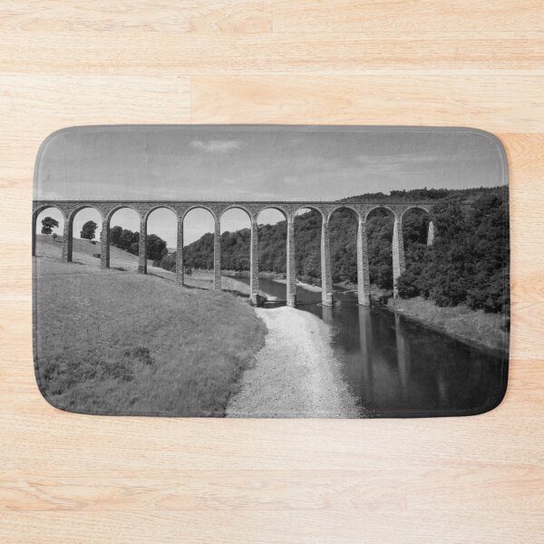 Item preview,  Leaderfoot Viaduct, Scottish Borders in Black and White designed and sold by beavo.