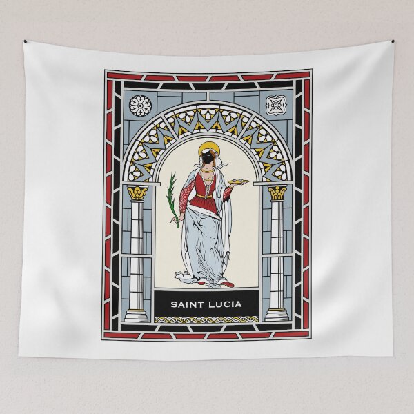 Item preview, ST LUCIA (ST LUCY) under STAINED GLASS designed and sold by CatholicSaints.