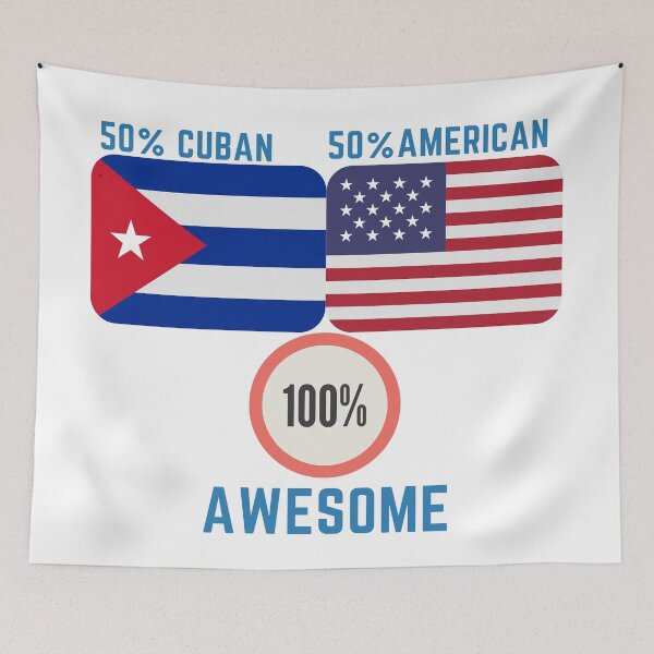 Item preview, 50% Cuban 50% American 100% awesome designed and sold by 2Cheesy4U.