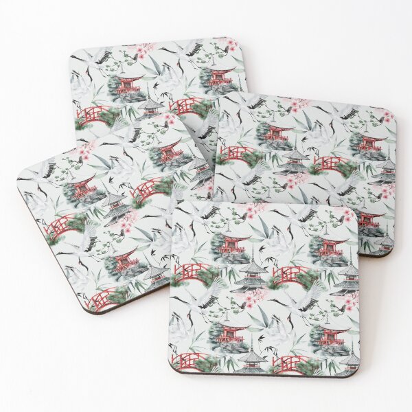 Item preview, Japanese Graphic Art Watercolor For Apparel, Housewares & Accessories designed and sold by delohill.