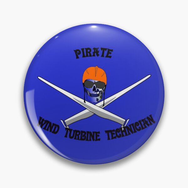 Item preview, PIRATE WIND TURBINE TECHNICIAN designed and sold by Yanoma.