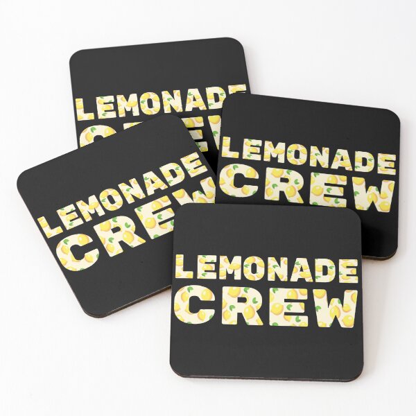 Item preview, Summer yellow lemons with black background-lemonade crew designed and sold by MiloHarris.