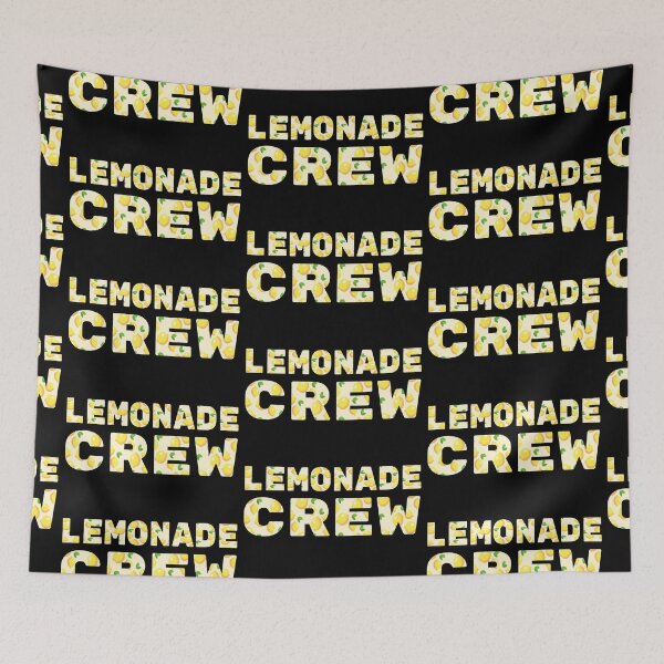 Item preview, Summer yellow lemons with black background-lemonade crew designed and sold by MiloHarris.