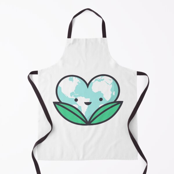 Item preview, Heart Shaped Earth with Leaves designed and sold by KeepPlantsHappy.