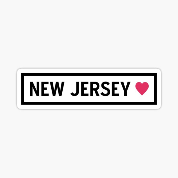 New Jersey Car Stickers and Decals