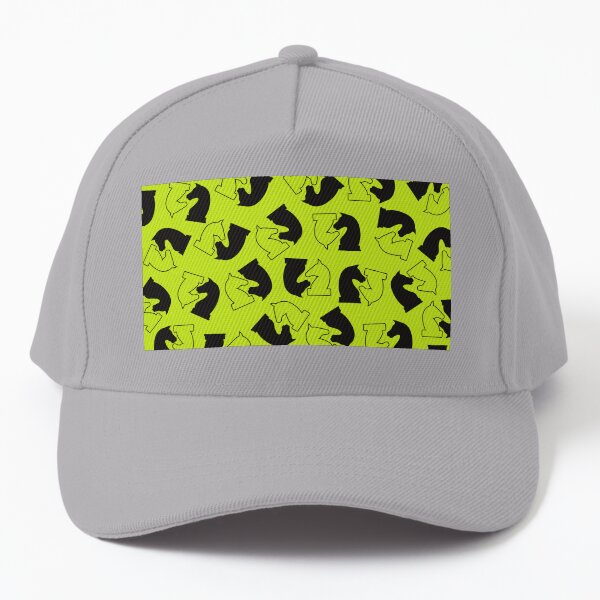 Chess Knight yellowish green Baseball Cap