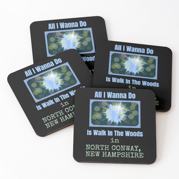 Item preview, All I Wanna Do Is Walk North Conway Woods designed and sold by artfulnotebook.