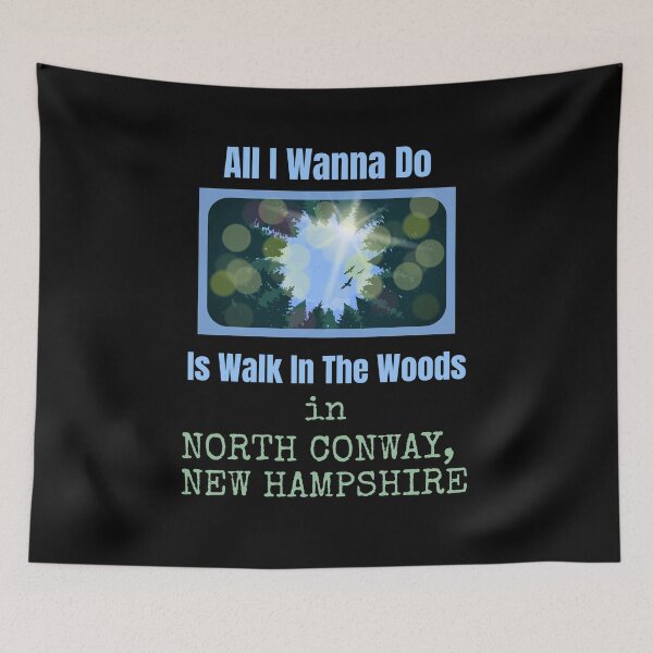Item preview, All I Wanna Do Is Walk North Conway Woods designed and sold by artfulnotebook.