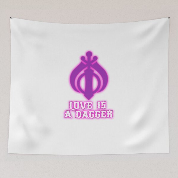 Item preview, Love is a Dagger designed and sold by PodiShawna.