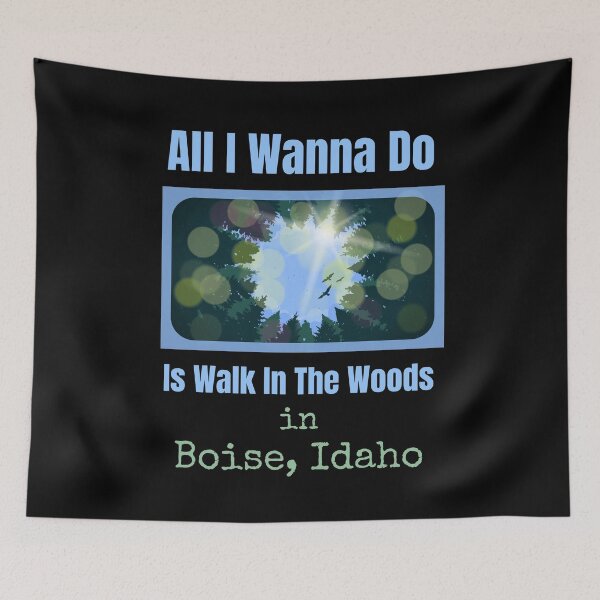 Item preview, All I Wanna Do Is Walk Boise Woods designed and sold by artfulnotebook.