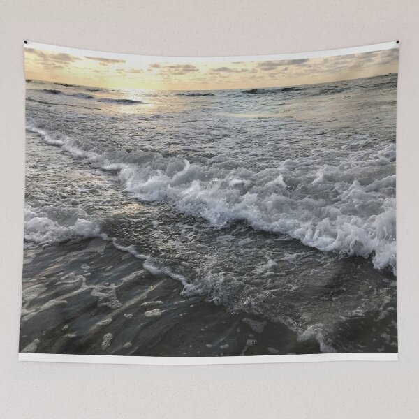 Item preview, Ocean Waves Crashing in the Morning designed and sold by LeslieMac713.