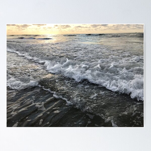 Item preview, Ocean Waves Crashing in the Morning designed and sold by LeslieMac713.