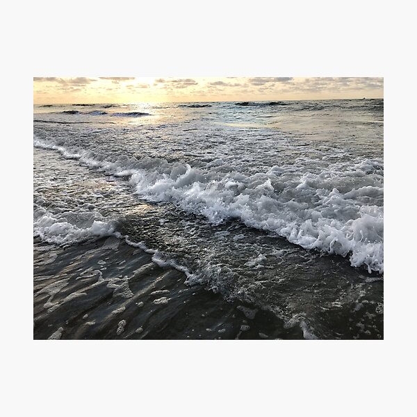 Item preview, Ocean Waves Crashing in the Morning designed and sold by LeslieMac713.
