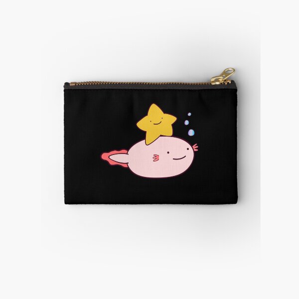 Item preview, Cute Fat Baby Leucistic Axolotl And Star  designed and sold by lazarosdesign.