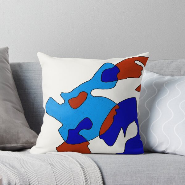Aperçu de l'œuvre Flaques 1 (bleu, 2, rouge ) créée et vendue par MentaLee.