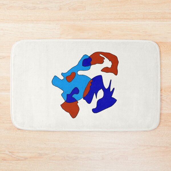 Item preview, Puddles 1 (blue, 2, red) designed and sold by MentaLee.