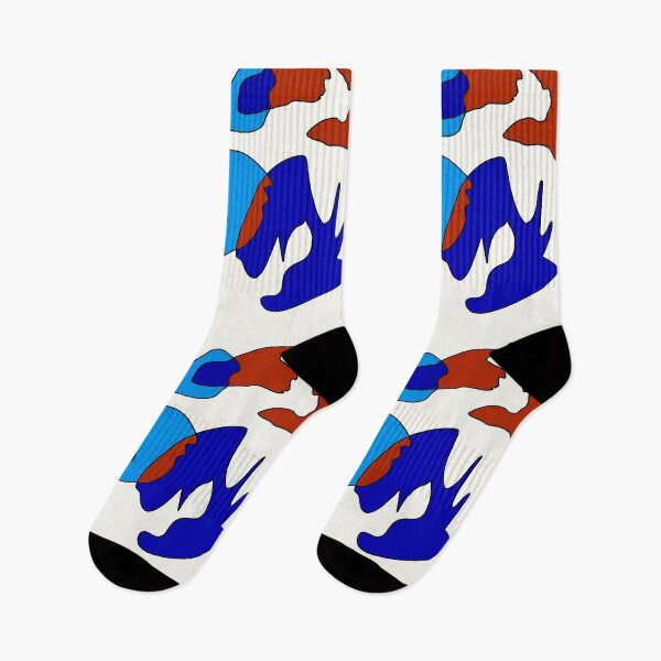 Item preview, Puddles 1 (blue, 2, red) designed and sold by MentaLee.