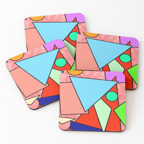 Item preview, abstract background color geometry designed and sold by malliara.