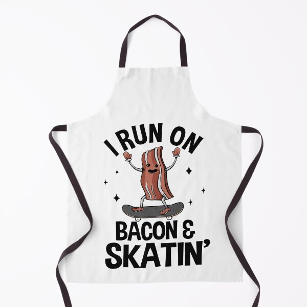 Item preview, I Run On Bacon & Skatin' Funny Skateboard designed and sold by Stronzi.
