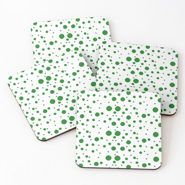 Item preview, green bubble shapes abstract pattern designed and sold by Y2AA.