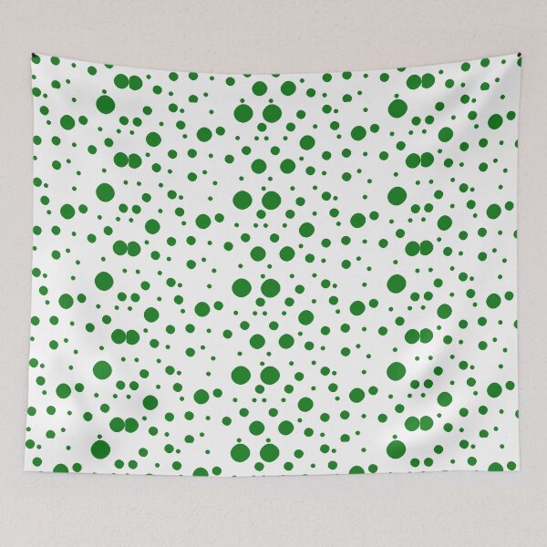 Item preview, green bubble shapes abstract pattern designed and sold by Y2AA.