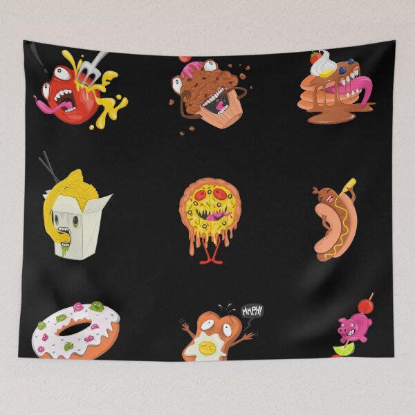 Item preview, Sticker Pack for Crazy Foodies designed and sold by AwakenedSoul.