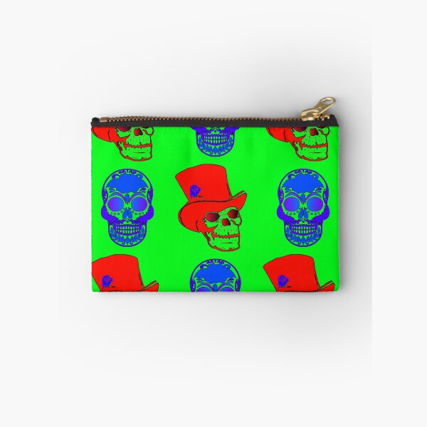 Item preview, Green Skull Mania Pattern designed and sold by EdwardMonet.