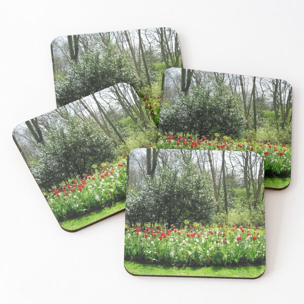 Item preview, Keukenhof Gardens - Sunlit Tulips and Crown Imperials designed and sold by SunriseRose.
