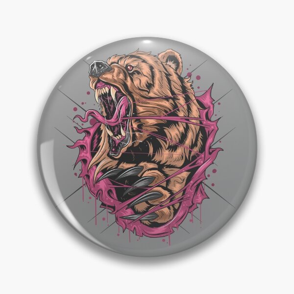 Item preview, Angry Cool Grizzly Bear designed and sold by Easy-Pro-Gifts.