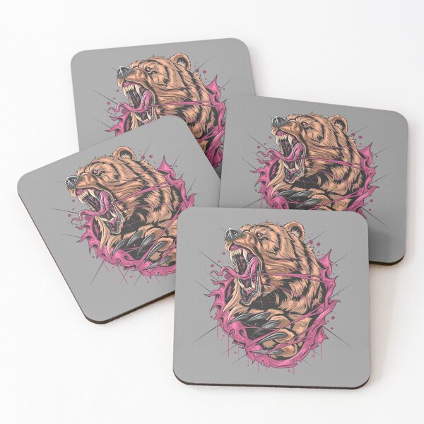 Item preview, Angry Cool Grizzly Bear designed and sold by Easy-Pro-Gifts.