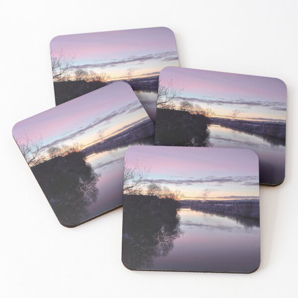 Item preview, Sunrise over the River Clyde designed and sold by FlikeNoir.