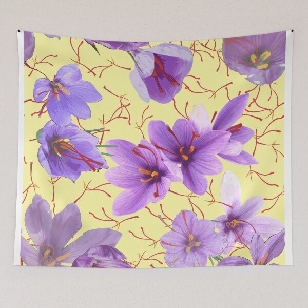 Item preview, Saffron Flower - Color variation: calamansi  designed and sold by Eejee-SK.