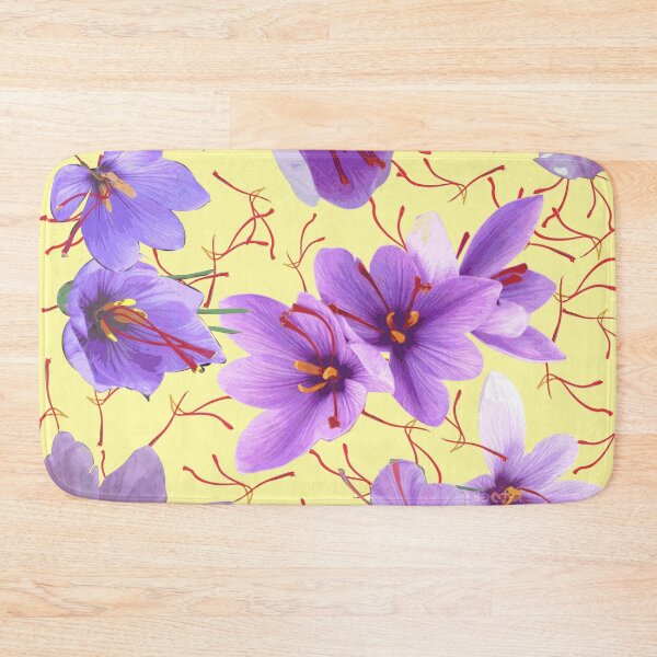 Item preview, Saffron Flower - Color variation: calamansi  designed and sold by Eejee-SK.