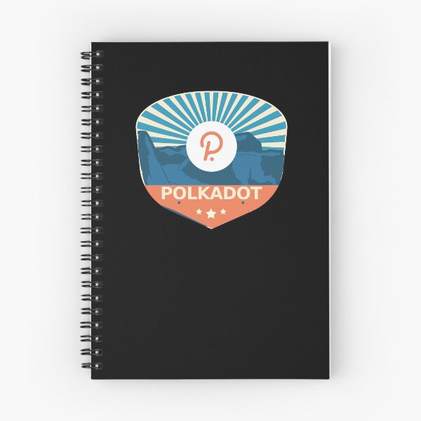 Item preview, Polkadot DOT Crypto Mountain Badge Cryptocurrency Pastels designed and sold by Bitcoin-Fashion.