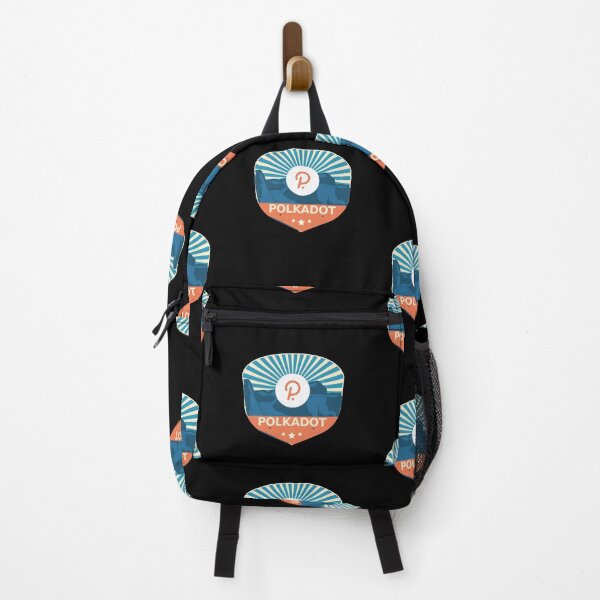 Artikelvorschau, Polkadot DOT Crypto Mountain Badge Cryptocurrency Pastelle entworfen und verkauft von Bitcoin-Fashion.