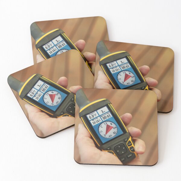 Item preview, compass on the screen of a tourist navigator  designed and sold by mrivserg.