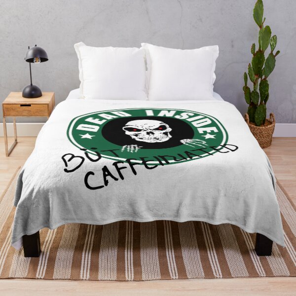 Item preview, Dead Inside But Caffeinated designed and sold by printhappy4you.