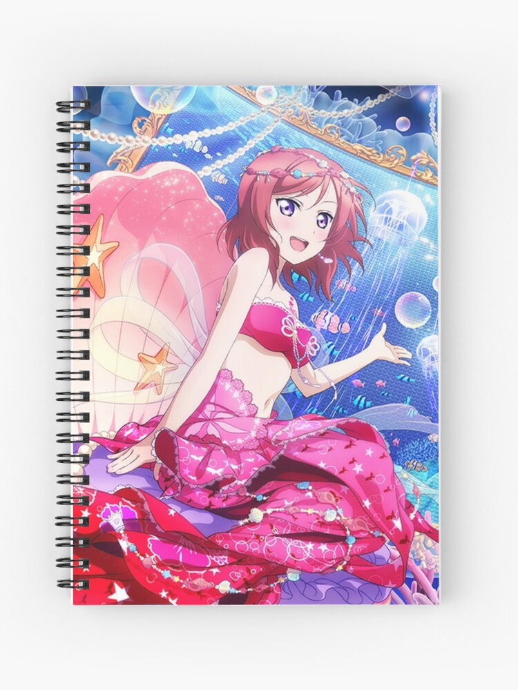 Love Live School Idol Project Mermaid Spiral Notebook By Star Sighs Redbubble