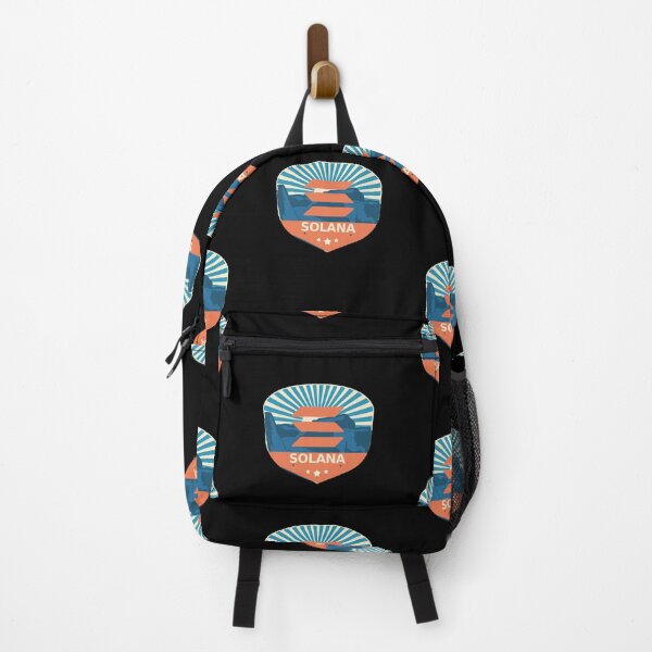 Item preview, Solana SOL Crypto Mountain Badge Cryptocurrency Pastels designed and sold by Bitcoin-Fashion.