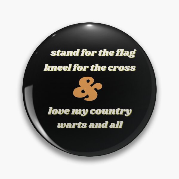 Item preview, Stand For The Flag Kneel For The Cross Design designed and sold by StormyMuse.